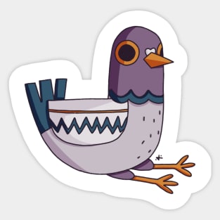Pigeon Number Two Sticker
